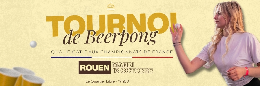 Tournoi de Beerpong à Rouen